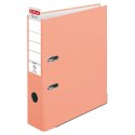 Segregator dźwigniowy 50028481 Q.file protect A4 80mm łososiowy Herlitz (300005711) Herlitz
