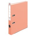 Segregator dźwigniowy 50028498 Q.file protect A4 50mm łososiowy Herlitz (300005712) Herlitz