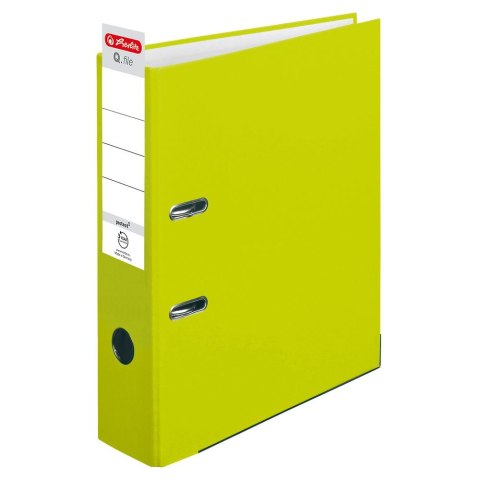 Segregator dźwigniowy Q.file 50022489 A4 80mm Zielony Herlitz (300005281) Herlitz