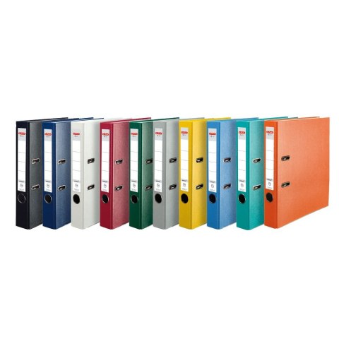 Segregator dźwigniowy Q. file Standard 0011178951 A4 50mm turkusowy Herlitz (300023549) Herlitz