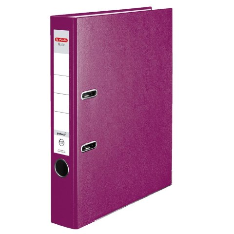 Segregator dźwigniowy Q. file Standard 0050011889 A4 50mm jagodowy Herlitz (300004845) Herlitz