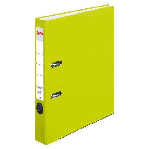 Segregator dźwigniowy Q. file Standard 50022496 A4 50mm zielony Herlitz (300005282) Herlitz