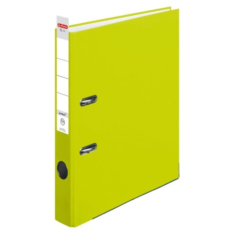 Segregator dźwigniowy Q. file Standard 50022496 A4 50mm zielony Herlitz (300005282) Herlitz