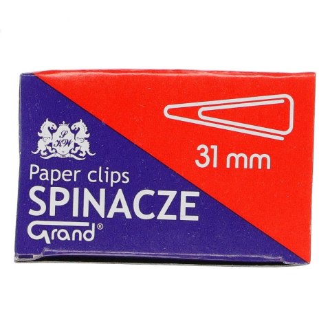 Spinacze trójkątny wycofane 25mm 100 szt Grand Grand