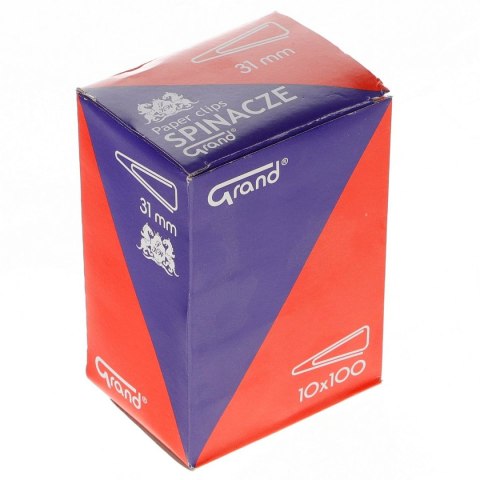 Spinacze trójkątny wycofane 25mm 100 szt Grand Grand