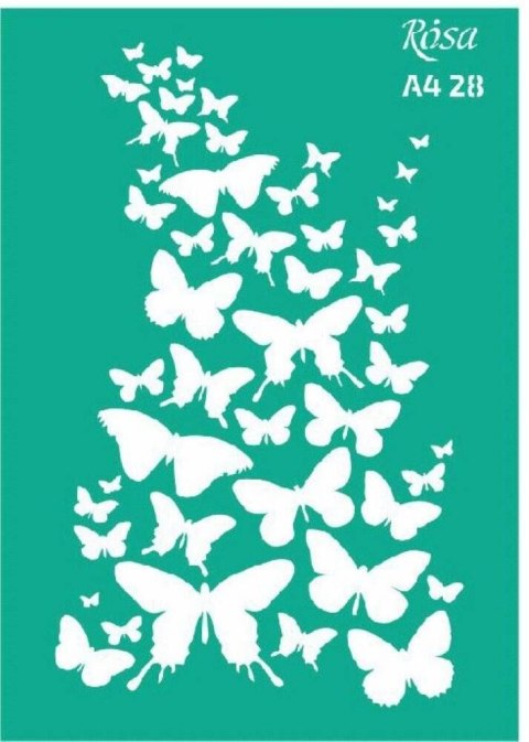 Szablon Motyle Rosa (28) Rosa