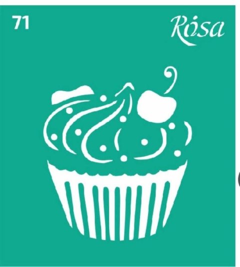 Szablon Muffinka Rosa (nr.71) Rosa