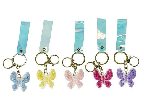 Brelok motyl z przywieszką, karta 12szt. Adar (609730) Adar