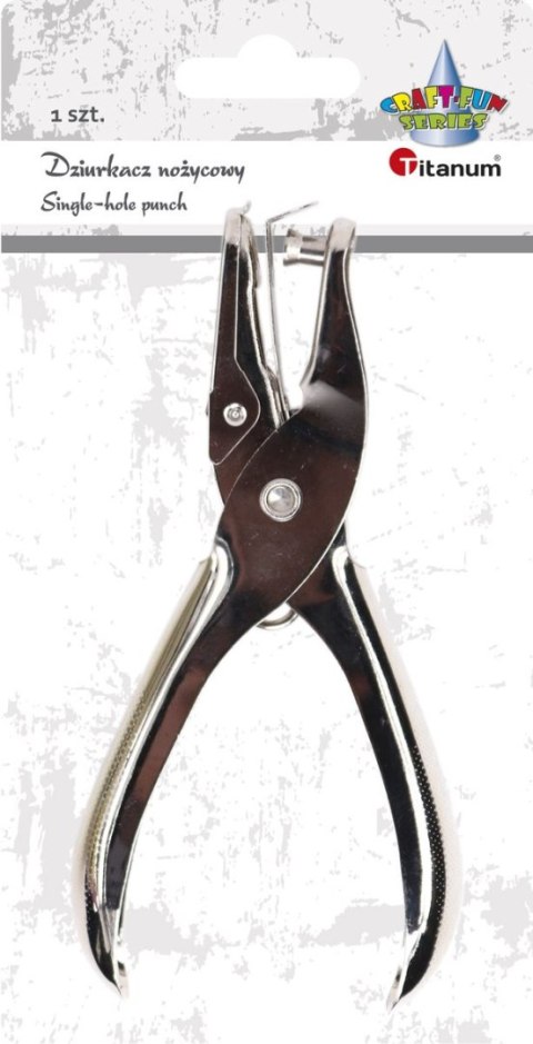 Dziurkacz Craft-Fun Series 1-otworowy srebrny (S6081) Titanum Titanum