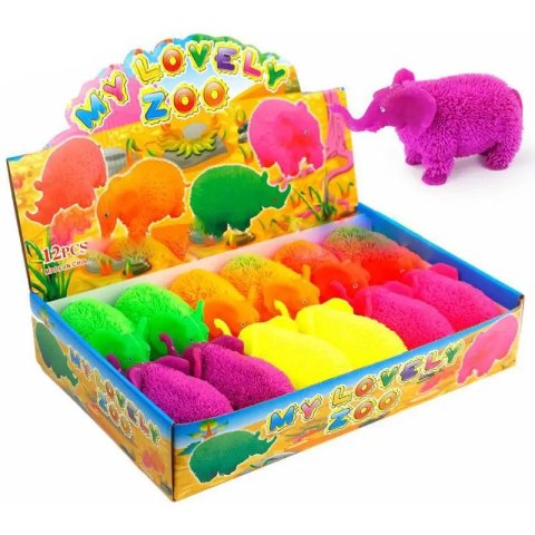 Gniotek słoń miękki świecący mix kolorów Trifox (A-1285) Trifox