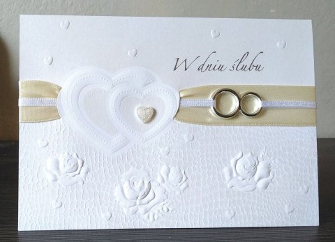 Kartka składana ślubny [mm:] 120x170 Avanti Avanti