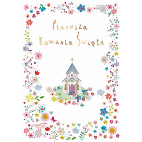 Kartka składana A5 Karnet A5 KOMUNIA DOM BOżY Henry (5905701482665) Henry