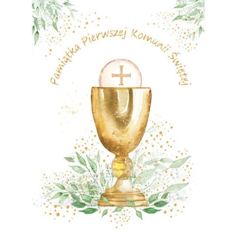 Kartka składana A5 Karnet A5 KOMUNIA EUCHARYSTIA Henry (5905701482658) Henry