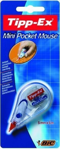 Korektor w taśmie (myszka) Tipp-Ex Pocket-mouse 5x6 [mm*m] (88128704) Tipp-Ex