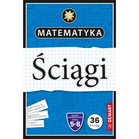 Książeczka edukacyjna ściąga matematyka Demart Demart