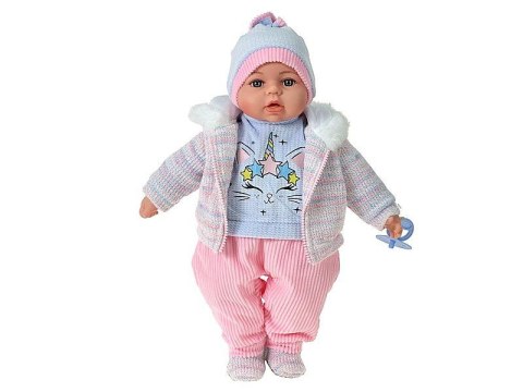 Lalka bobas z polskim głosem, śpiewa i mówi po polsku; PVC [mm:] 450 Adar (615335) Adar