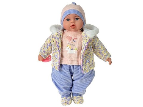 Lalka bobas z polskim głosem, śpiewa i mówi po polsku; PVC [mm:] 450 Adar (615366) Adar