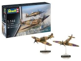 Model do sklejania Revell samolot Supermarine Spitfire Mk.Ia & Hawker Hurricane Mk.I (03771) Revell