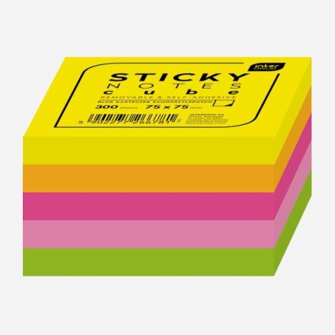 Notes samoprzylepny (karteczki) mix 300k [mm:] 750x750 Interdruk (IKARSAM300) Interdruk