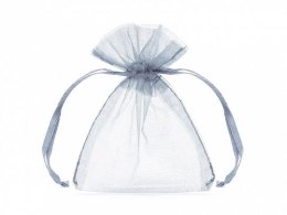 Organza Partydeco Woreczki z organzy, srebrny, 10cm (WRG5-018-10) Partydeco