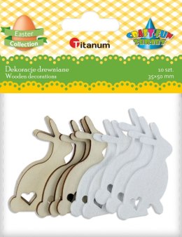 Ozdoba drewniana Craft-Fun Series Króliczki Titanum (2324002) Titanum
