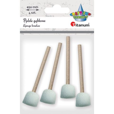 Pędzel Craft-Fun Series gąbka do malowania 2cm Titanum Titanum