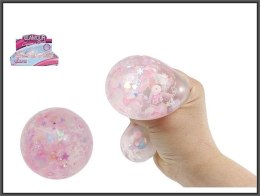 Piłeczka Hipo brokat kwiatek do ściskania 6cm (621220) Hipo