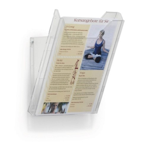 Pojemnik na dokumenty pionowy A4 transparentna plastik Durable (857819) Durable