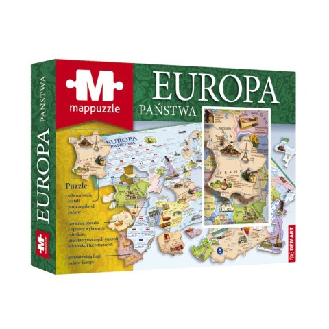 Puzzle Europa państwa Demart Demart