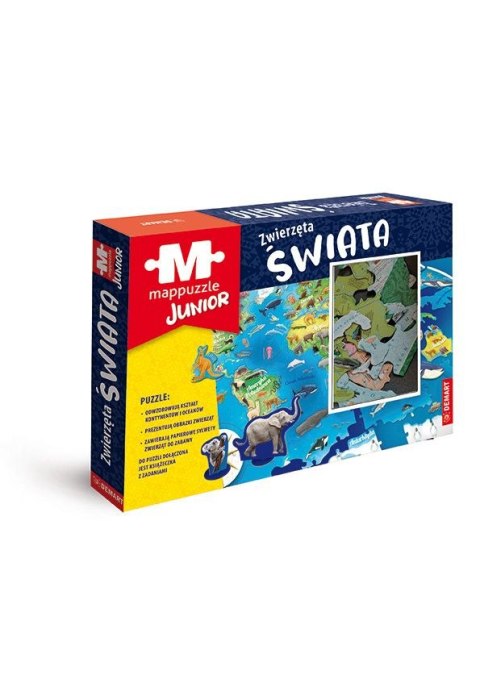 Puzzle MAPPUZZLE Junior. Zwierzęta świata Demart Demart
