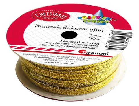 Sznurek Craft-Fun Series wstążka 20m Titanum (5903714533695) Titanum