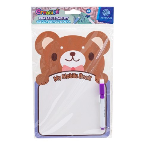 Tablica suchościeralna Jednorożec,Miś,Panda,Króliczek [mm:] 245x165 Astra Fun (325024006) Astra Fun