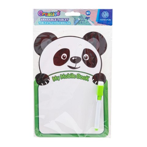 Tablica suchościeralna Jednorożec,Miś,Panda,Króliczek [mm:] 245x165 Astra Fun (325024006) Astra Fun