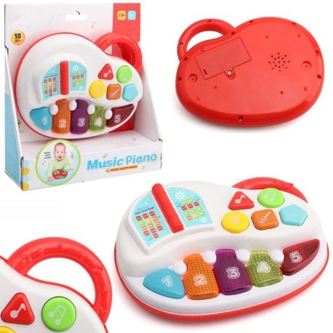 Zabawka dźwiękowa PIANINKO MUZYCZNE DLA MALUCHA Trifox (A-1556) Trifox