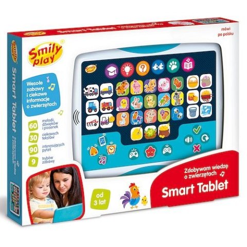 Zabawka edukacyjna Smart tablet zdobywam wiedzę o zwierzętach Smily Play (SP98275) Smily Play