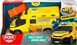 Ambulans Dickie Iveco 18cm, światło i dźwięk (371-3014) Dickie