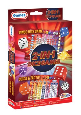 Gra logiczna 2w1 kości i bingo Grafix (300065) Grafix