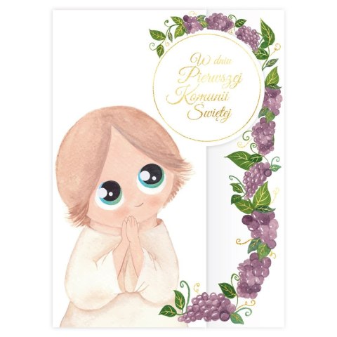 Kartka składana KARNET B6 KOMUNIA B6 Henry (5907465664950) Henry