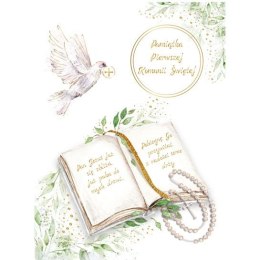 Kartka składana B6 KARNET B6 KOMUNIA MODLITEWNIK Henry (5905701482221) Henry