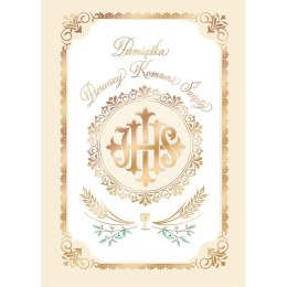 Kartka składana B6 KARNET B6 KOMUNIA ORNAMENT [mm:] 130 Henry (5905701482382) Henry