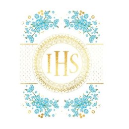 Kartka składana B6 KARNET B6 KOMUNIA ZK IHS Henry (5907465661379) Henry