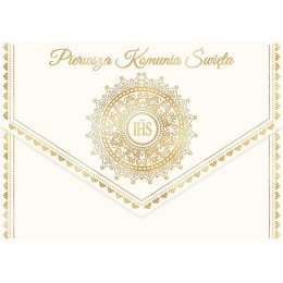 Kartka składana Karnet A5 KOMUNIA KOPERTA IHS A5 Henry (5905701482207) Henry