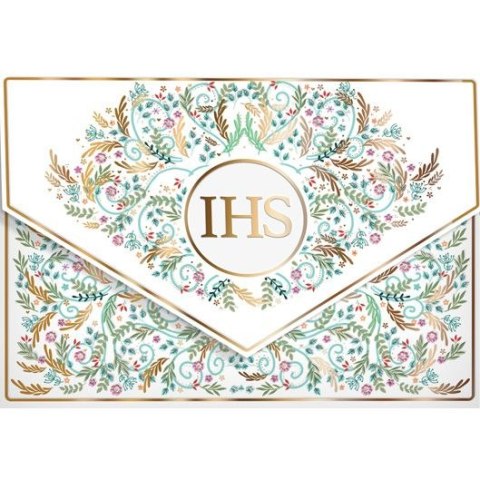 Kartka składana Karnet A5 KOMUNIA KOPERTA PATTERN IHS A5 Henry (5905701482429) Henry