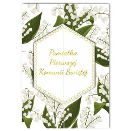 Kartka składana Karnet A5 KOMUNIA ROZ KONWALIE A5 Henry (5907465664882) Henry