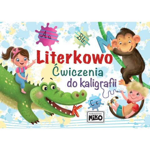 Książeczka edukacyjna Literkowo. Ćwiczenia do kaligrafii. Niko Niko