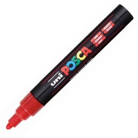 Marker suchościeralny Posca wkład czerwony 5mm Uni (PC-5M) Uni