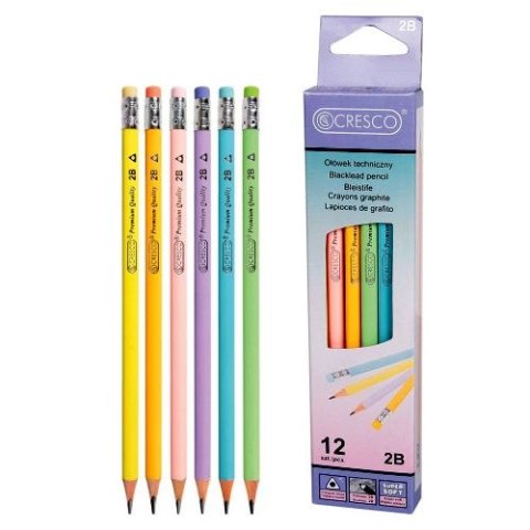 Ołówek trójkątny 2B Cresco Cresco