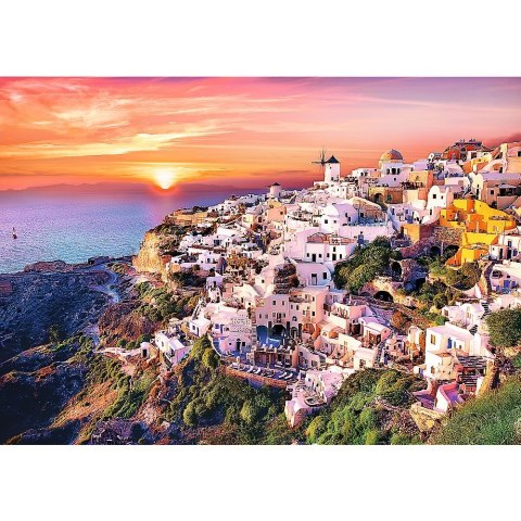 Puzzle ZACHÓD SŁOŃCA NAD SANTORINI 1000 el. Trefl (10435) Trefl