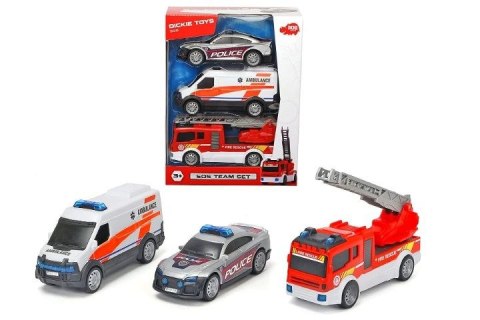 Samochód ratunkowy, 3 pak mix Dickie (371-2015) Dickie