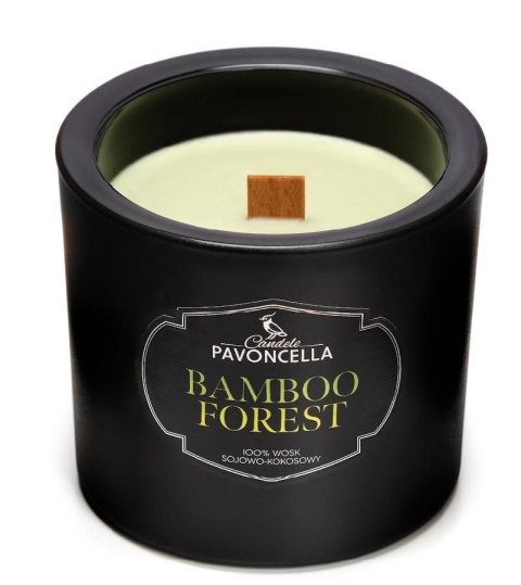 Świeczka ozdobna Classico Bamboo Forest czarna 170g Pavoncella (5905711530387) Pavoncella